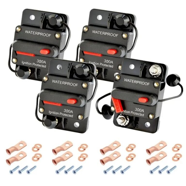 4 Pack 300A Circuit Breaker 12V–48V DC